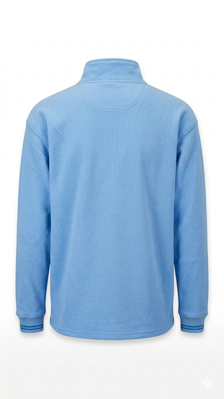 Lifestyle Inspiration Blue 1/4 Zip Sweatshirt Pullover Size Large Cotton Blend L Tinyloverclothing