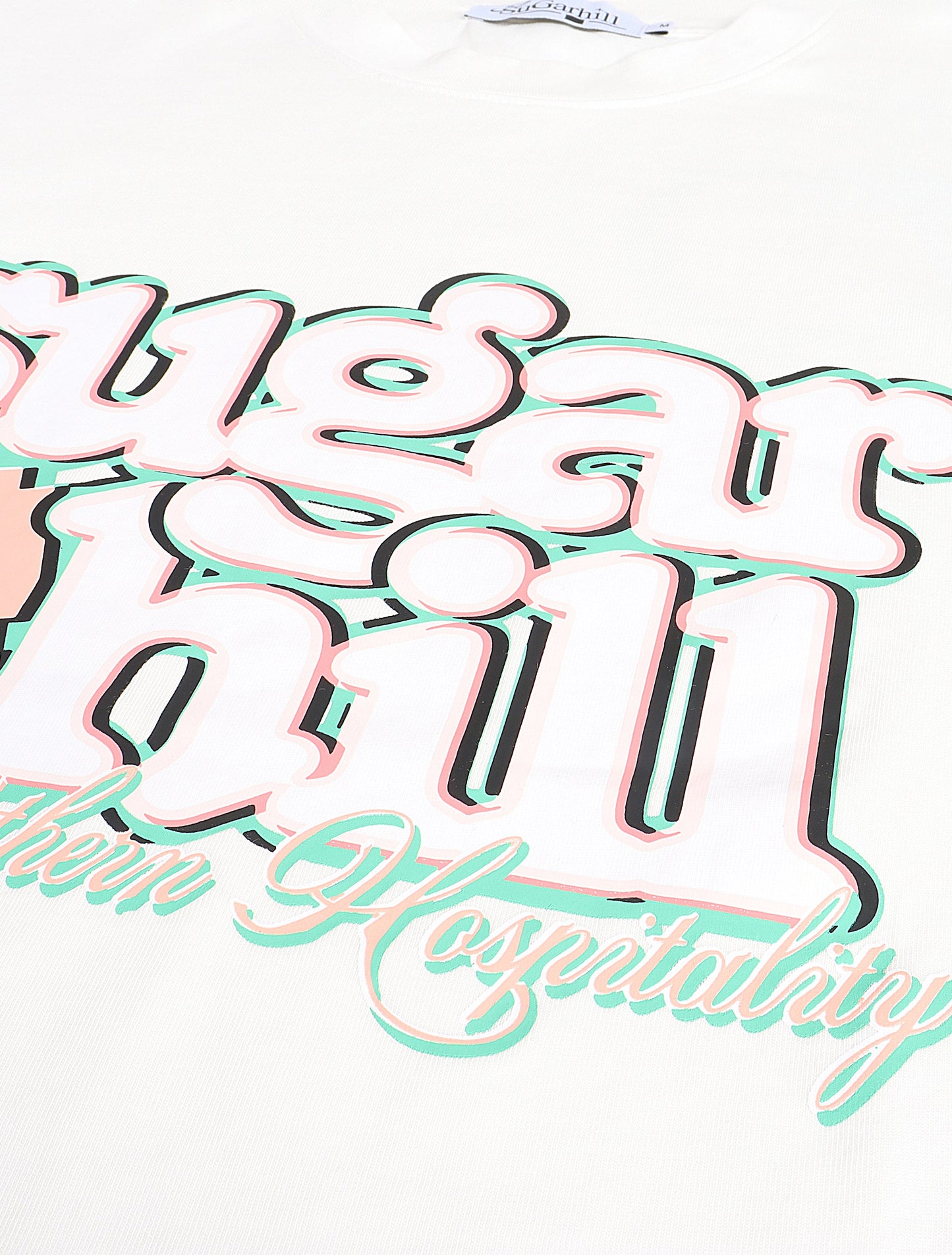 Sugarhill Peaches T-Shirt - White Denim Exchange