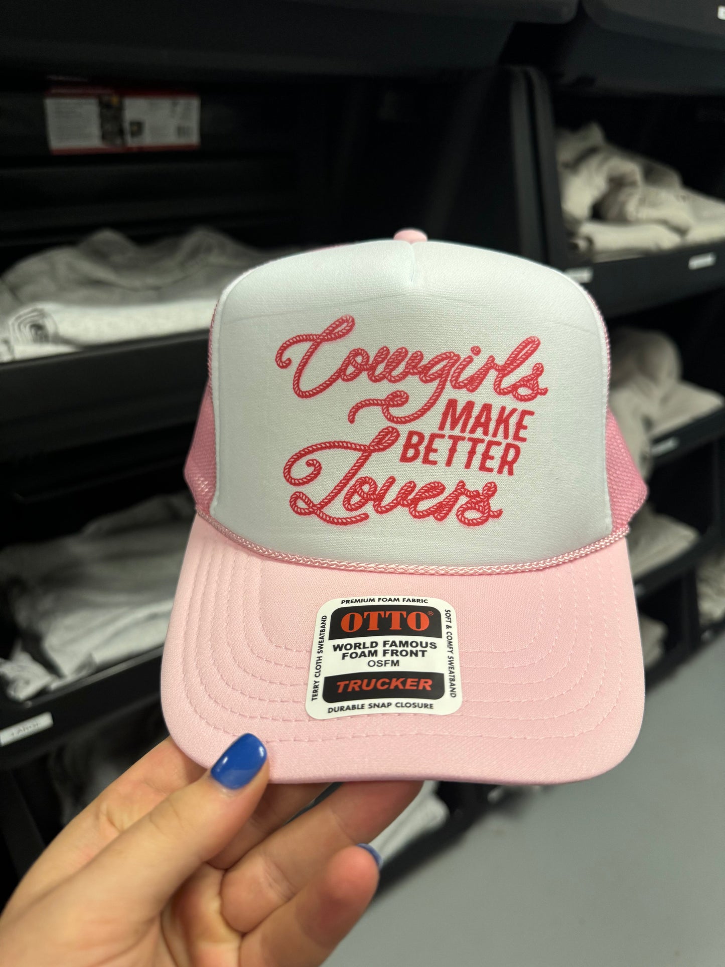 Cowgirls Make Better Lovers Trucker Hat Wild Junkie