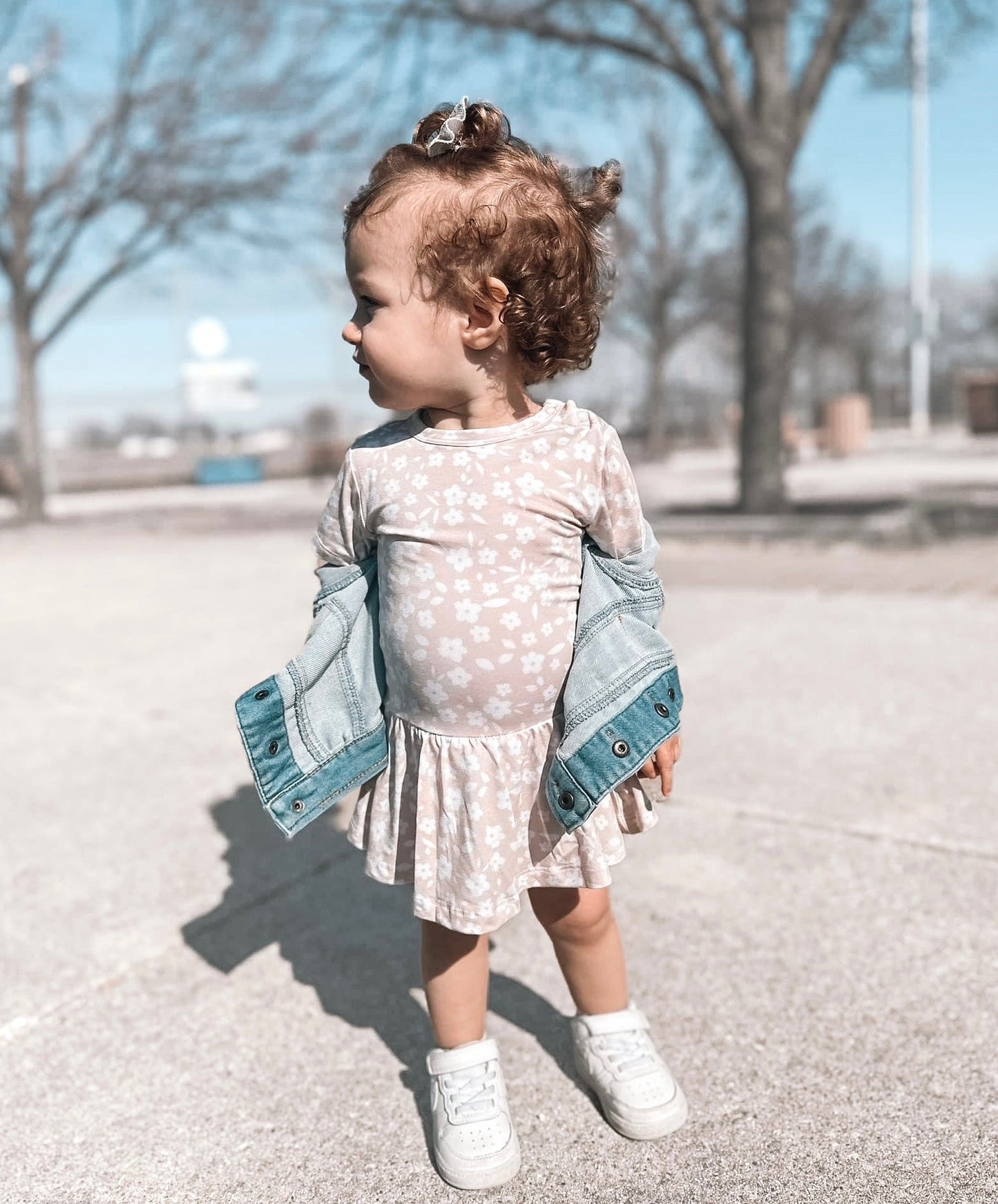 Calista - Bodysuit Dress Blush Lotus