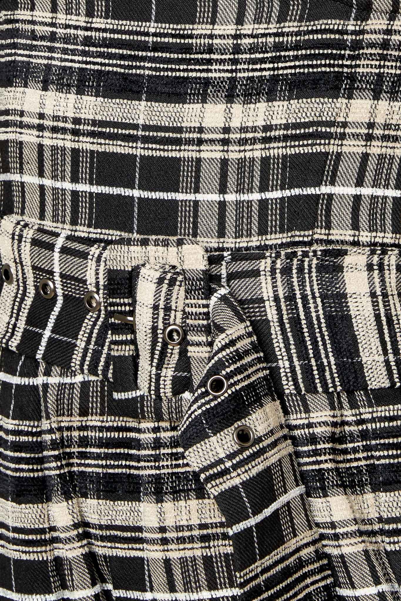 SAND DUNE WOVEN PLAID JUMPSUIT Flying Tomato