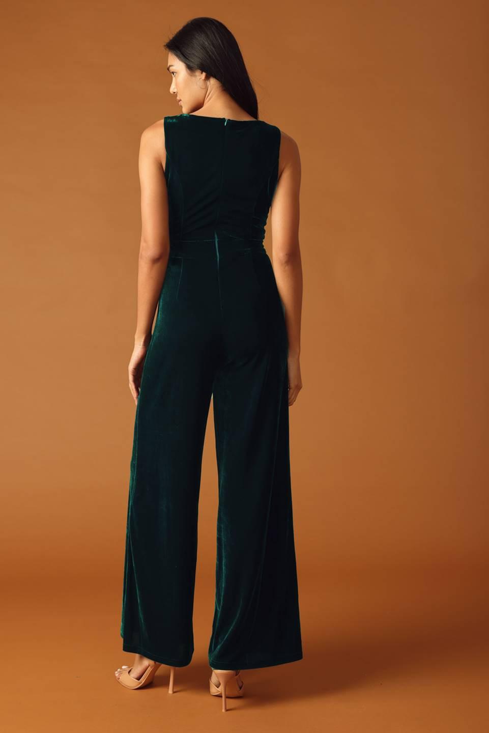 FINAL TOUCHES VELVET JUMPSUIT Flying Tomato