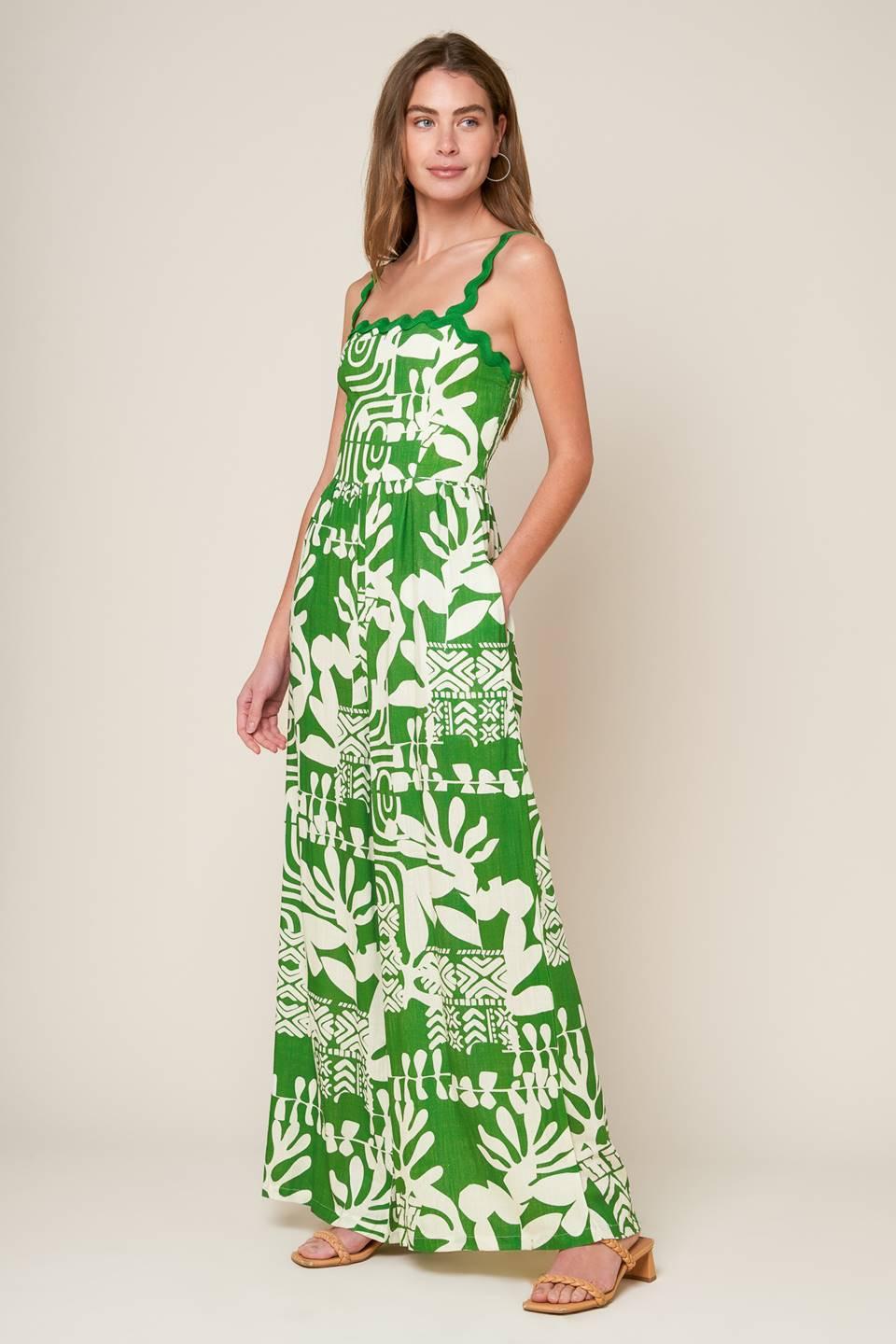 SIMPLY THE VIBE WOVEN JUMPSUIT Flying Tomato