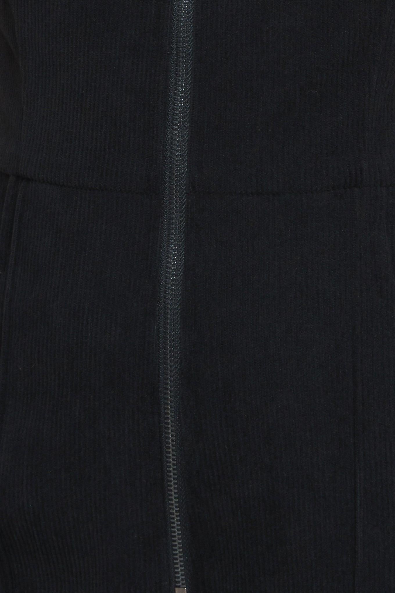 STREET ICON BLACK CORDUROY JUMPSUIT Flying Tomato