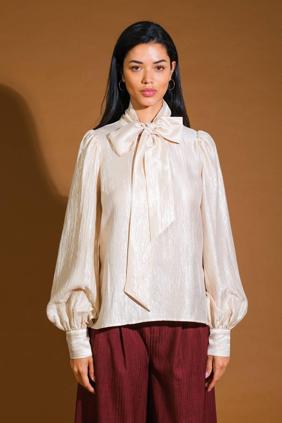 STUNNING ASPECT WOVEN TOP Flying Tomato