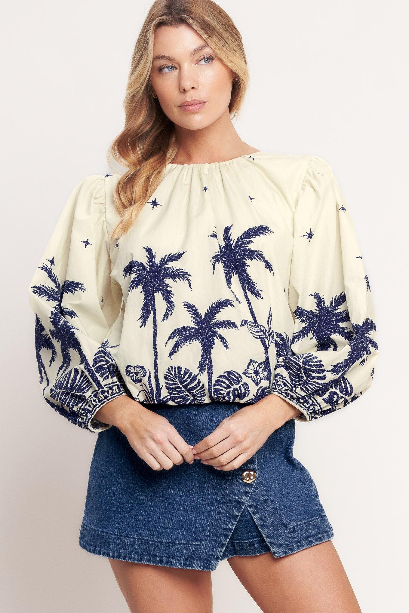 BOHO CONSTELLATION WOVEN TOP Flying Tomato