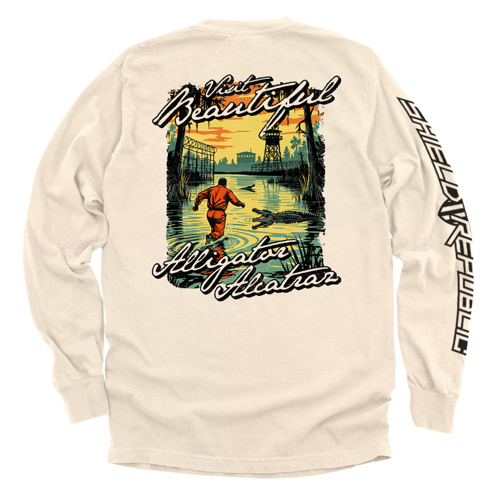 Visit Beautiful Alligator Alcatraz Shield Republic