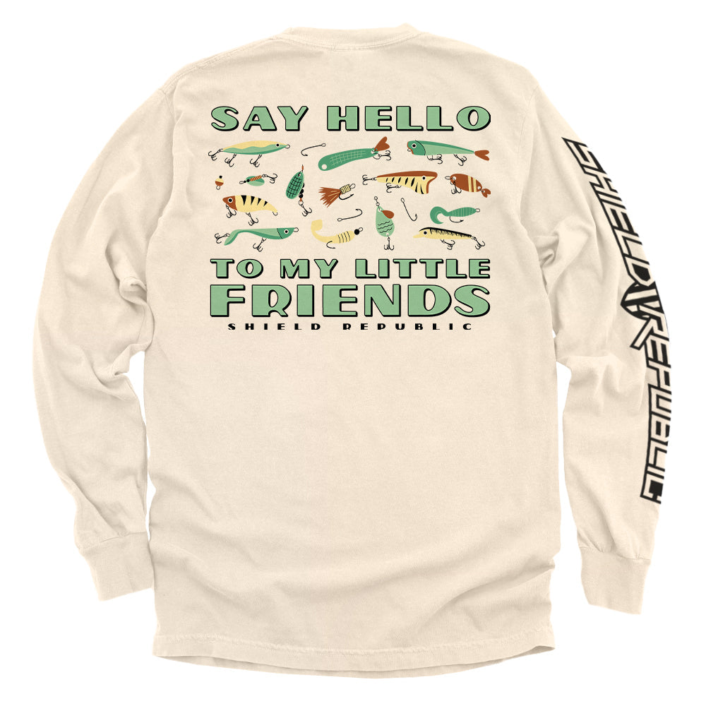 Say Hello to My Little Friends Green (Back Print) Shield Republic