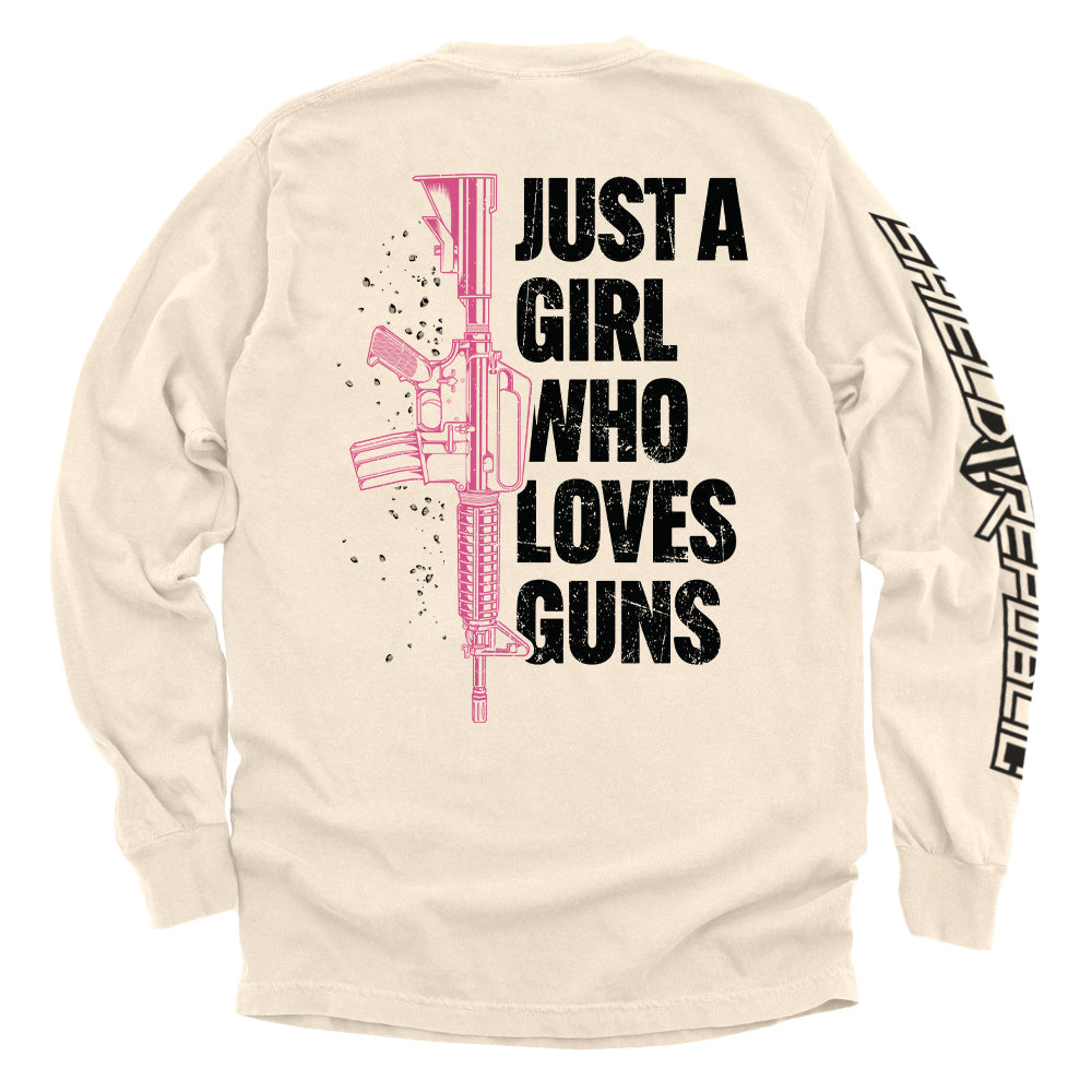 Just A Girl Who Loves Guns Shield Republic