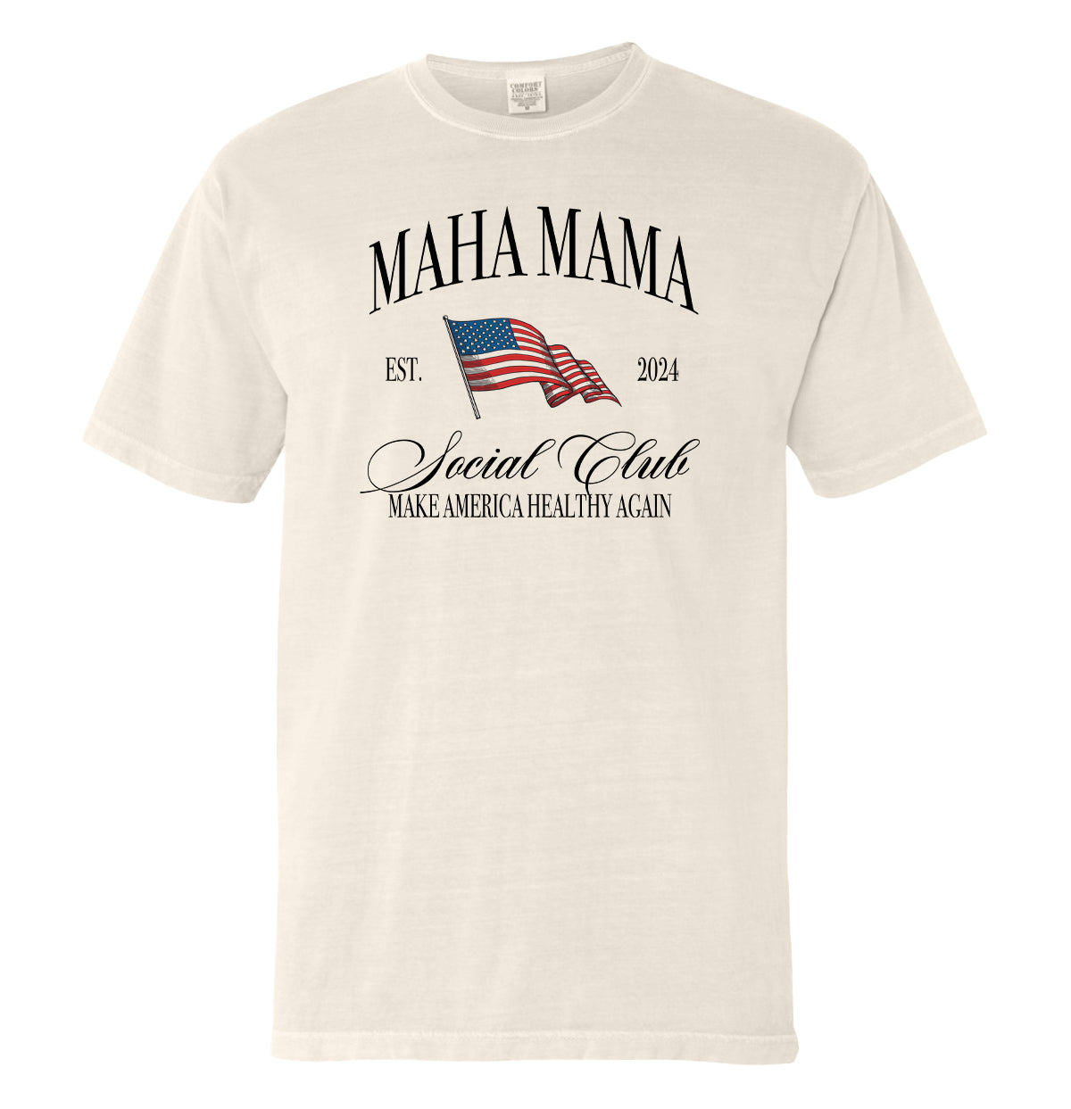MAHA Mama Social Club (Front Print) Shield Republic
