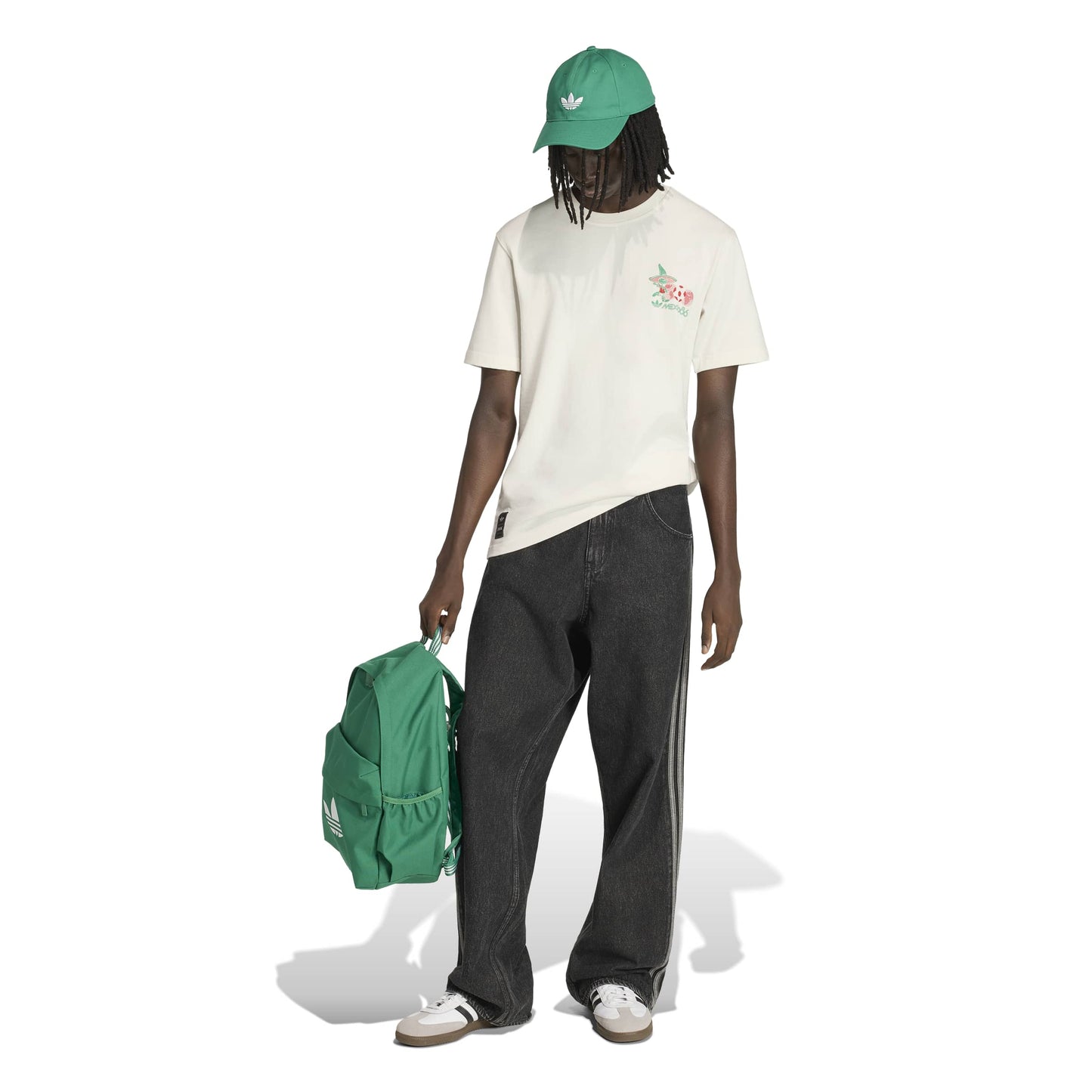 Adidas Mens Mascot Tee - Cloud White Denim Exchange