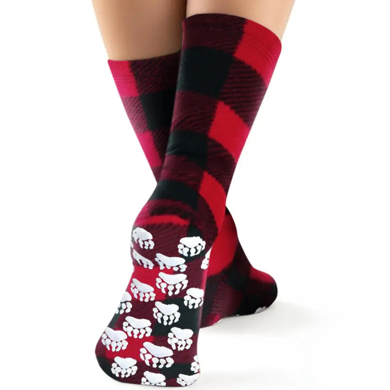 Kids' Nonskid Fleece Socks - Lumberjack Polar Feet® LLC