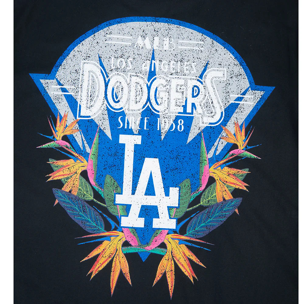 Pro Standard Los Angeles Dodgers Paradise Tee - Black Denim Exchange