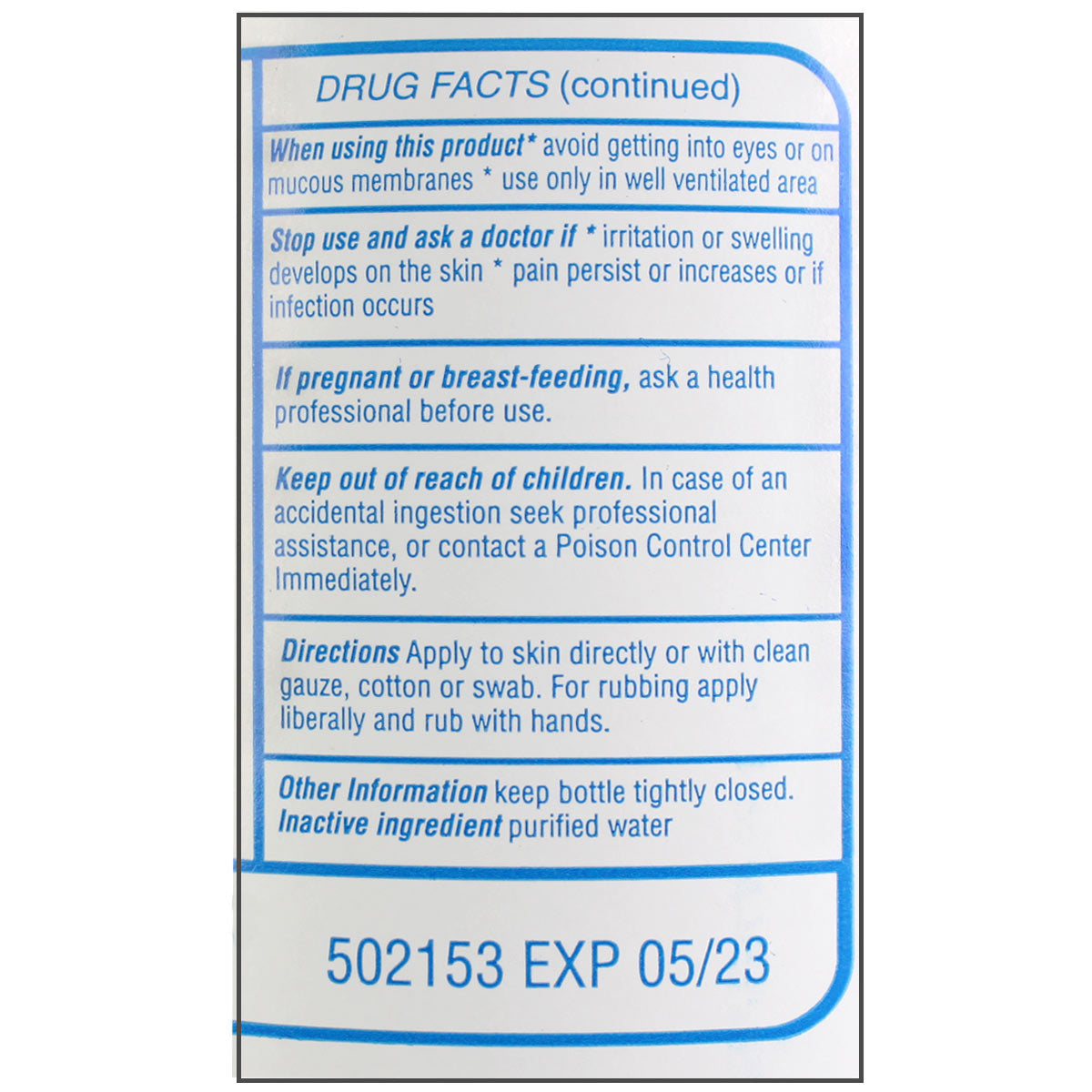 Isopropyl Alcohol, 70%, 32 oz. - 1 Each quakekits.com