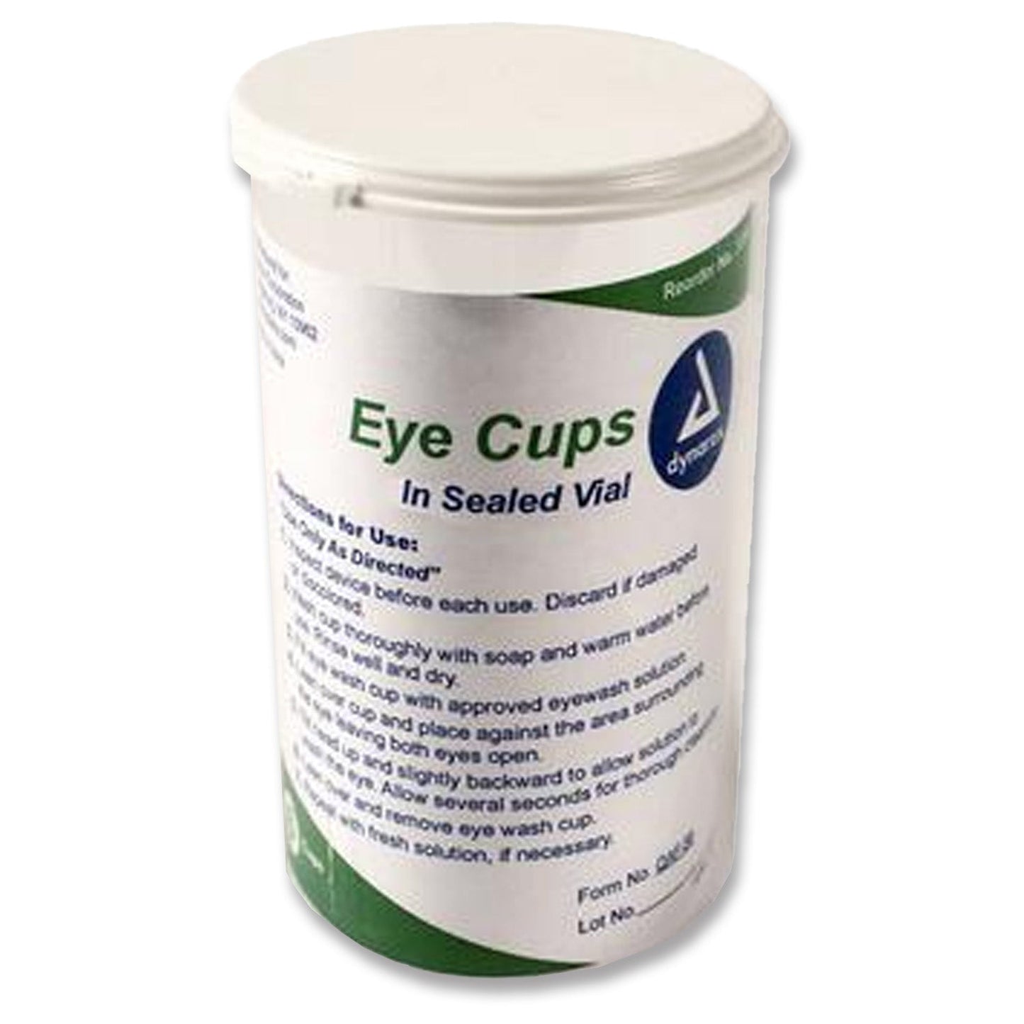 Eye Cup, Plastic - 6 per vial quakekits.com
