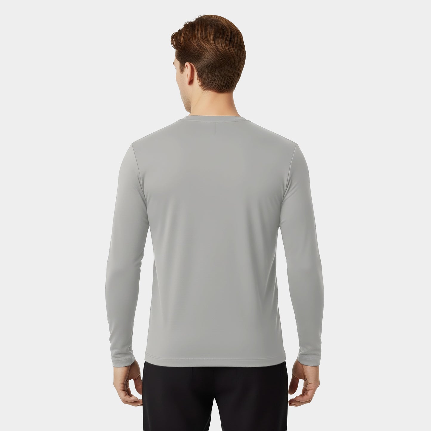 Mason Grey Long Sleeve Crew Auragen
