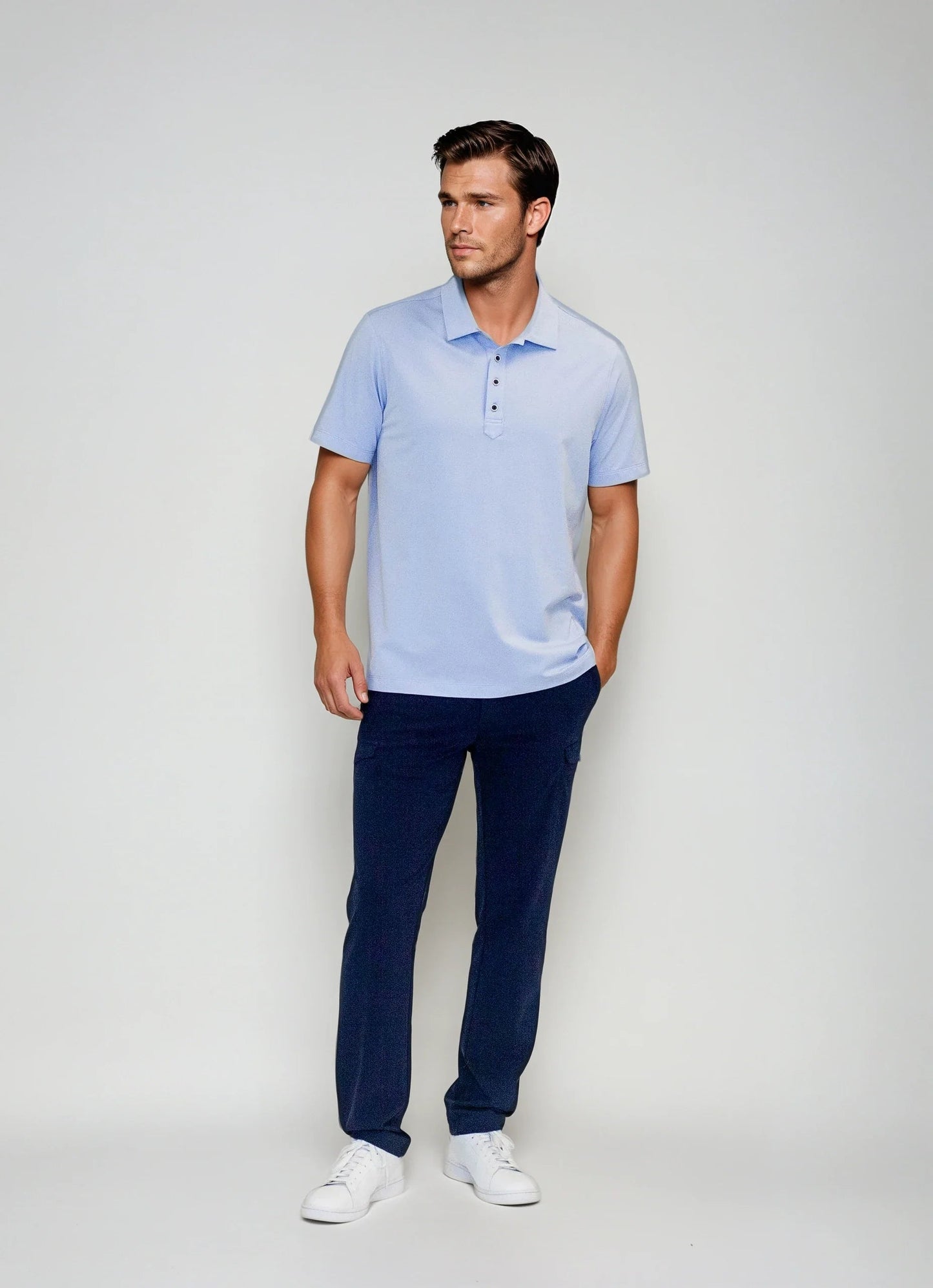 Buki Cinqo Polo - Cool Blue Buki