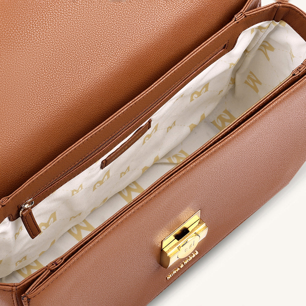Mira & Moss Ravenne Shoulder Bag - Tan Myra USA