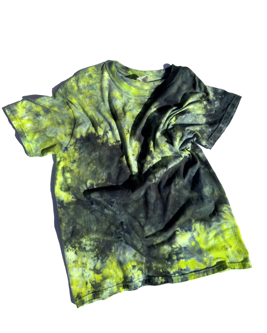 CRYSTAL DYED T-SHIRT Matcha brat Keep Company