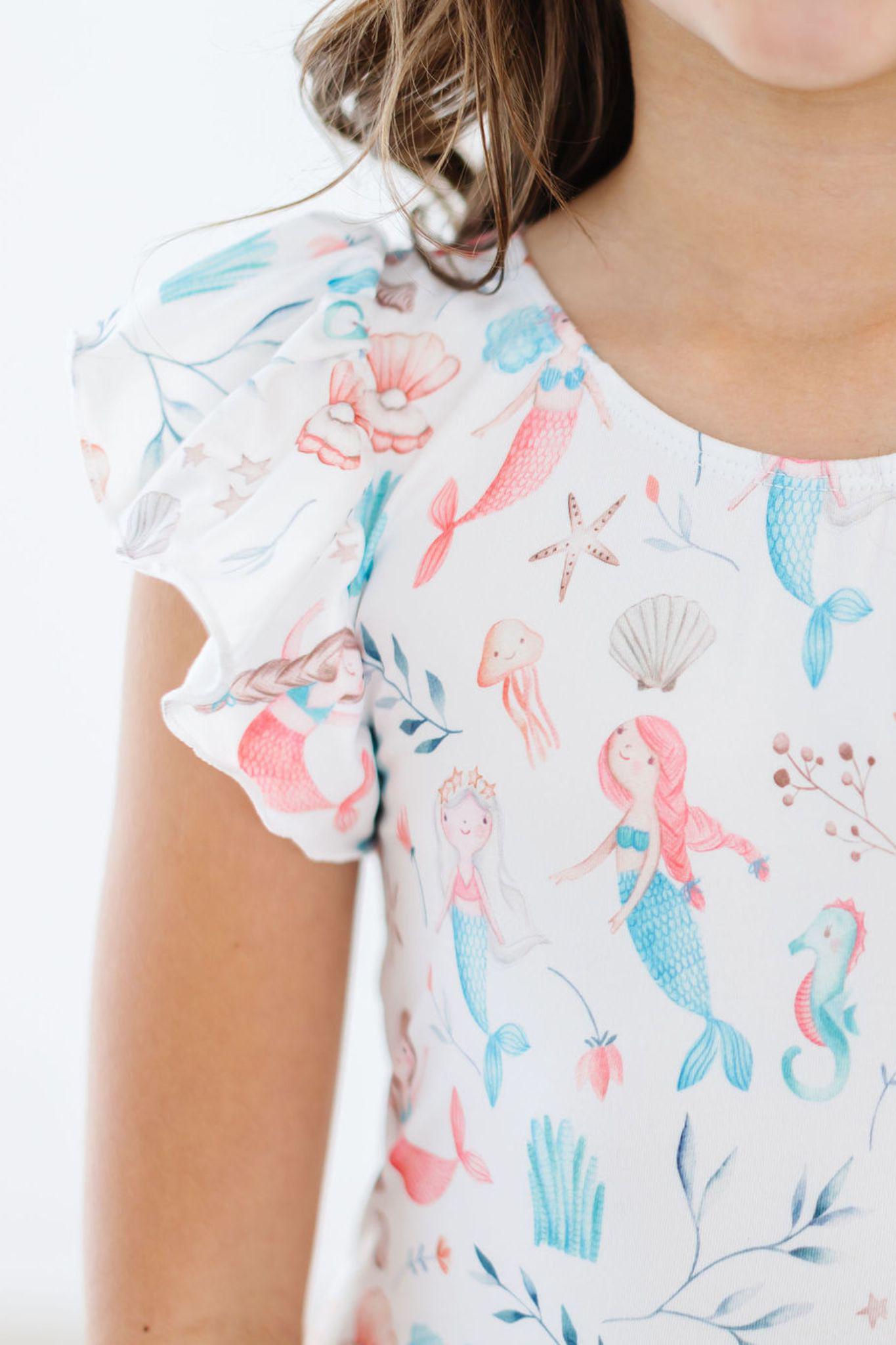 Mermaid Friends S/S Flutter Sleeve Leotard Mila & Rose ®