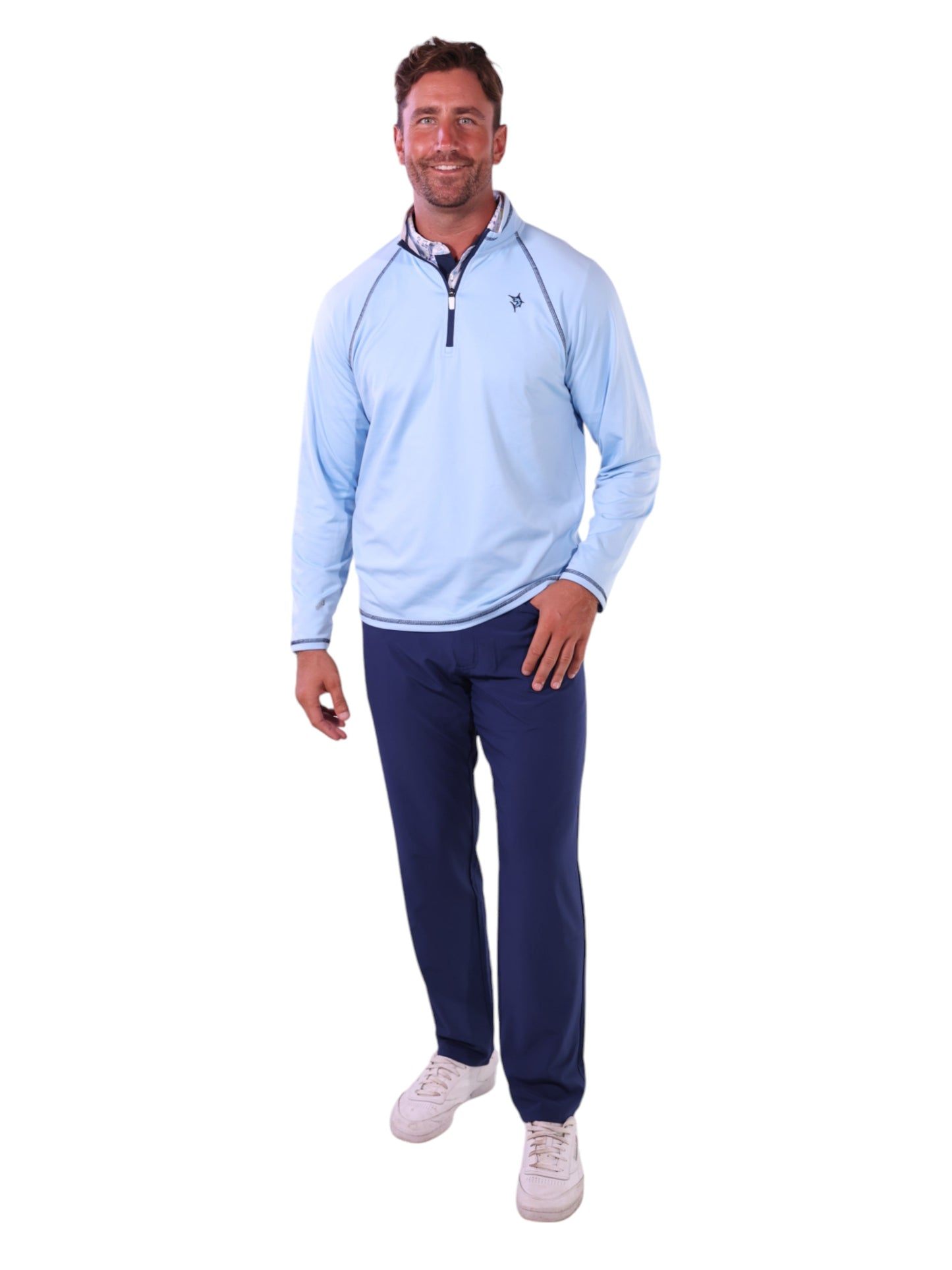 New Harbor Quarter Zip Effortless Comfort White Water Life