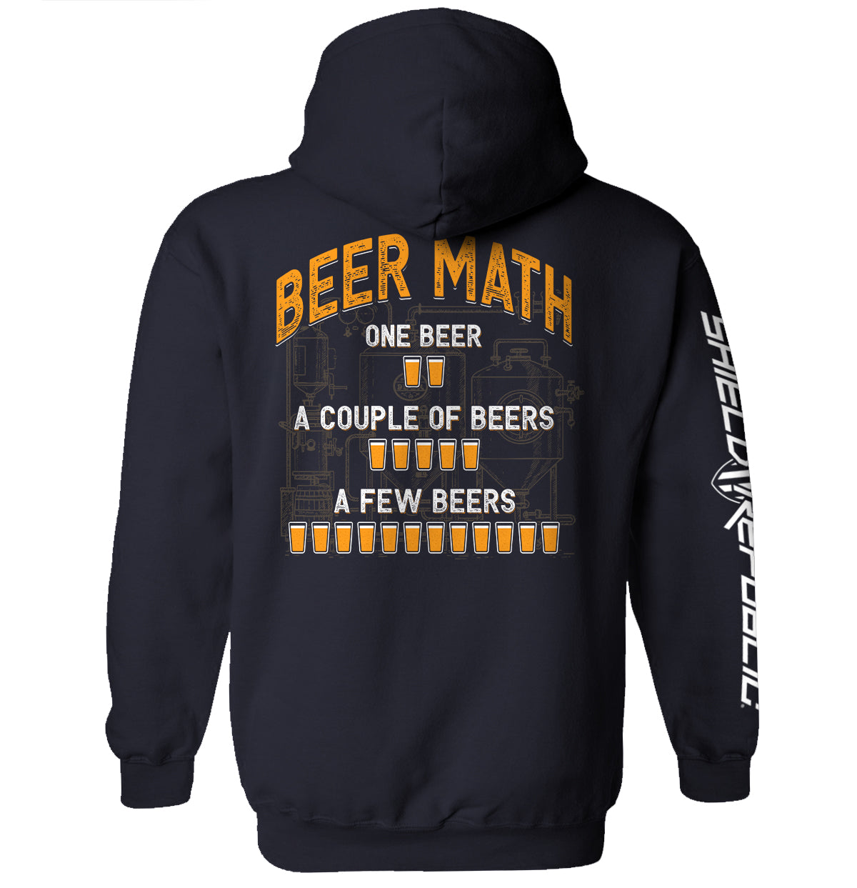 Beer Math Shield Republic