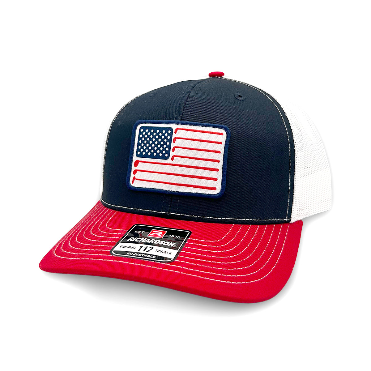 USA Golf Flag (Woven Patch) Shield Republic