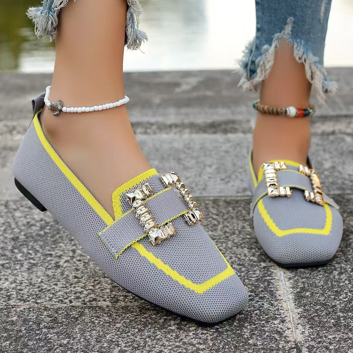 Vintage Suede Round-Toe Gommino Loafers — Women’s Driving Style FitiqueFit