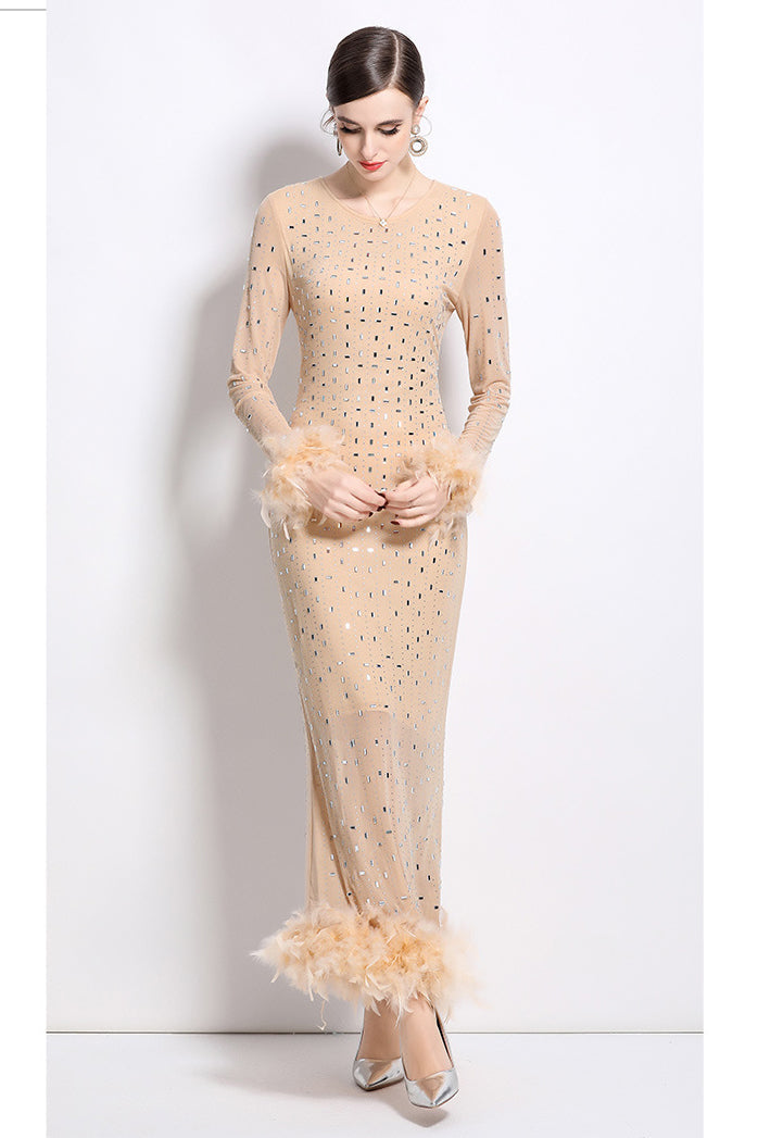 WOMEN FASHION MAXI PARTY DRESS BY CLAUDE