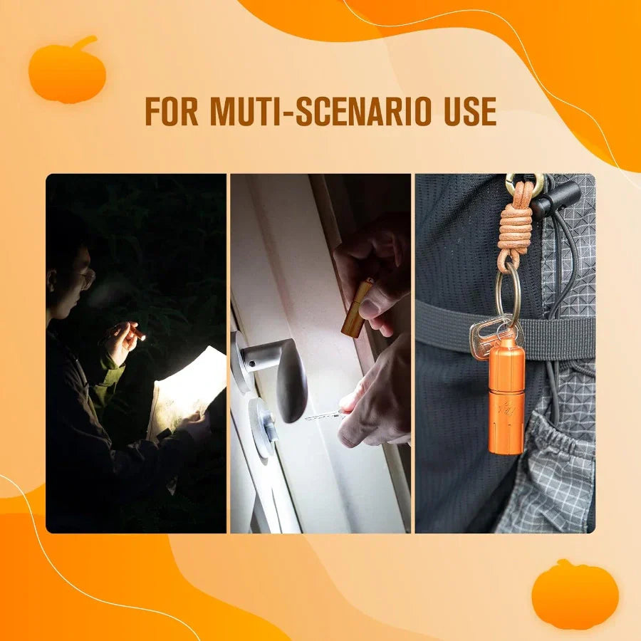 OLIGHT ITHXPKNOG iTHX Pumpkin Orange Keychain EDC Flashlight VM Hardware