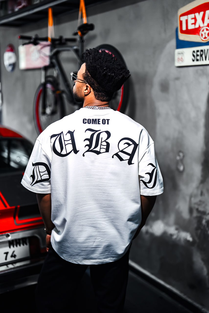 Oversize Cotton Tee – Come Ot Dubai Embroidered Shirt Withinblack