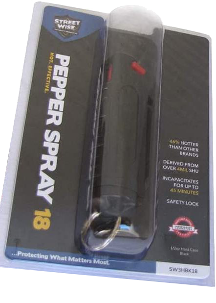 Key Ring Pepper Spray 1/2 oz with Carrying Pouch quakekits.com
