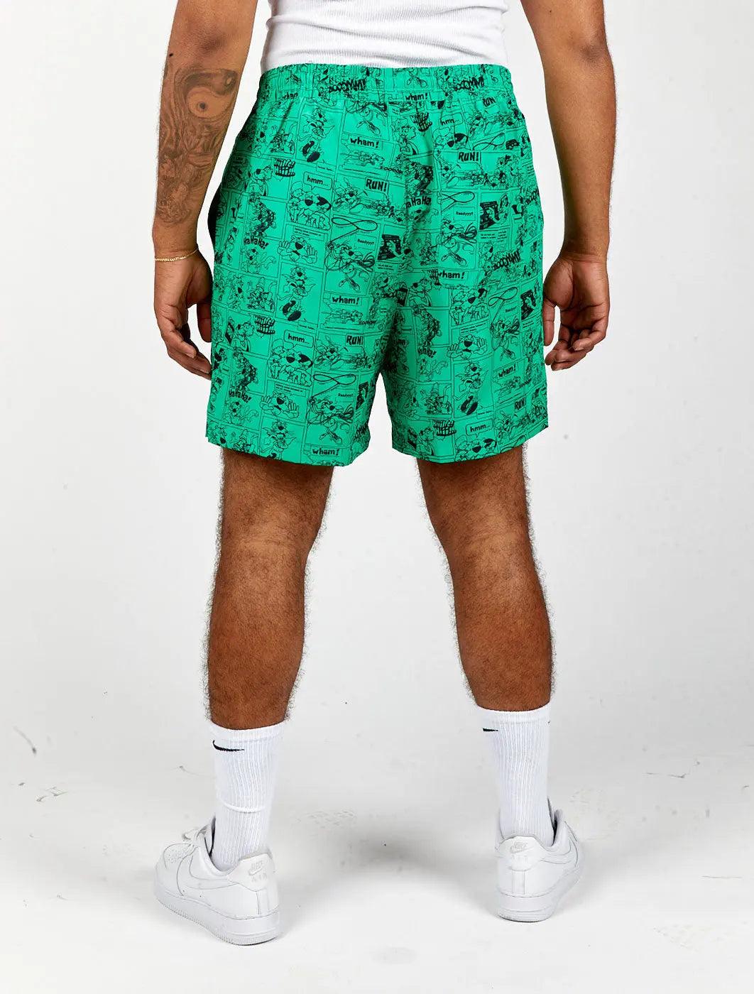 Puma Classics Super Shorts- Green Denim Exchange