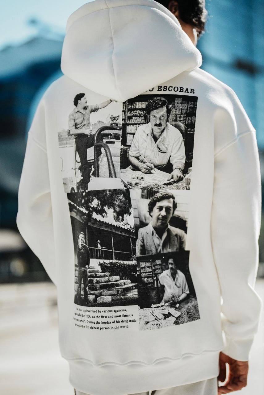 Pablo Escobar "El Patron del Mal" Graphic Unisex Hoodie Withinblack