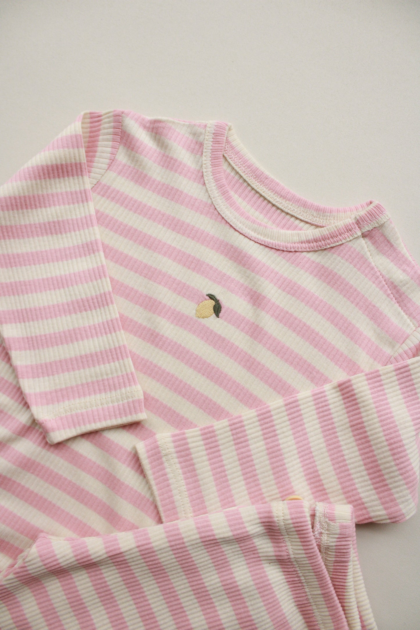 Pink Lemon Striped Honey and Hive
