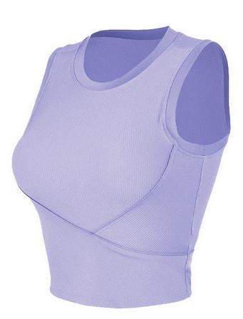 SculptFit Sleeveless Ribbed Yoga Top Country in My Heart