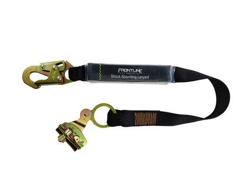 Frontline RGSS58ES Self-tracking Rope Grab 5/8" with 3' Lanyard VM Hardware