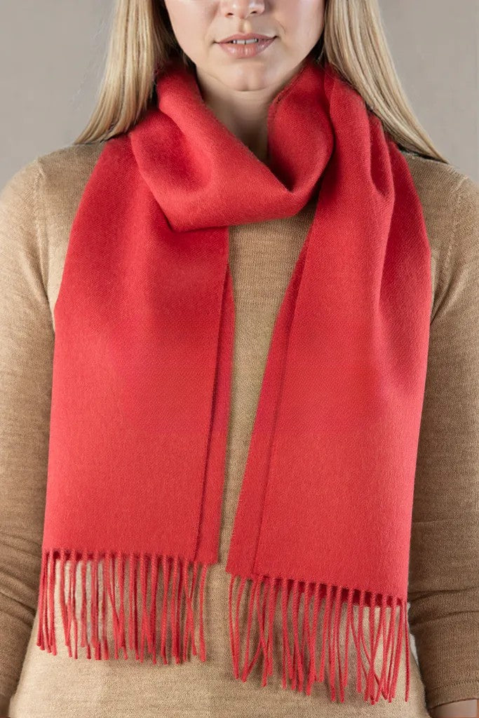 Solid Weave Brushed Alpaca Scarf Purely Alpaca
