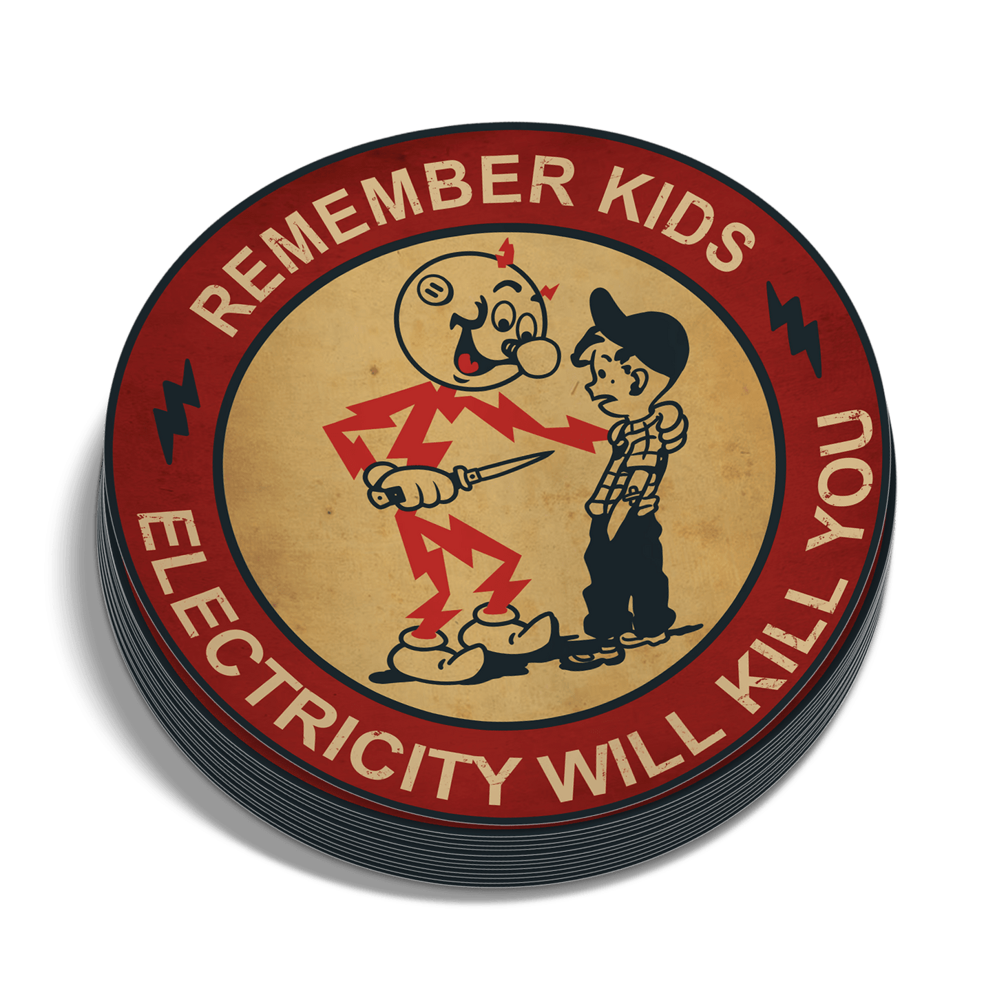 Remember Kids 5 Inch Decal Armed American Supply