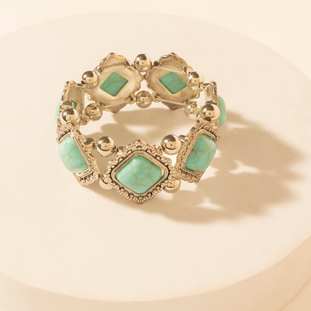 Myra Skystone Elastic Cuff in Creek Blue Myra USA