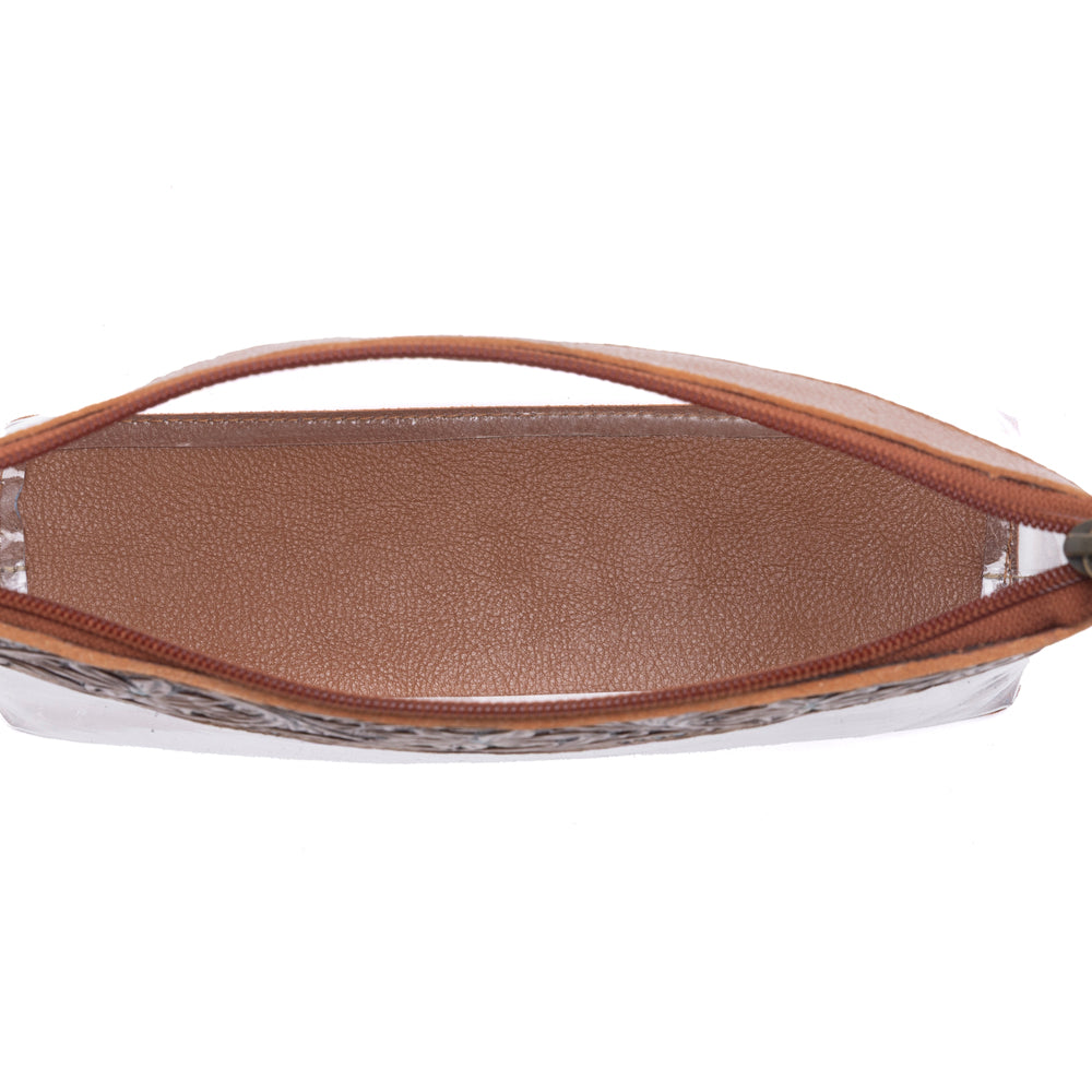 Myra Rodeo Frontier Clear Bag in Bridle Biscuit Myra USA