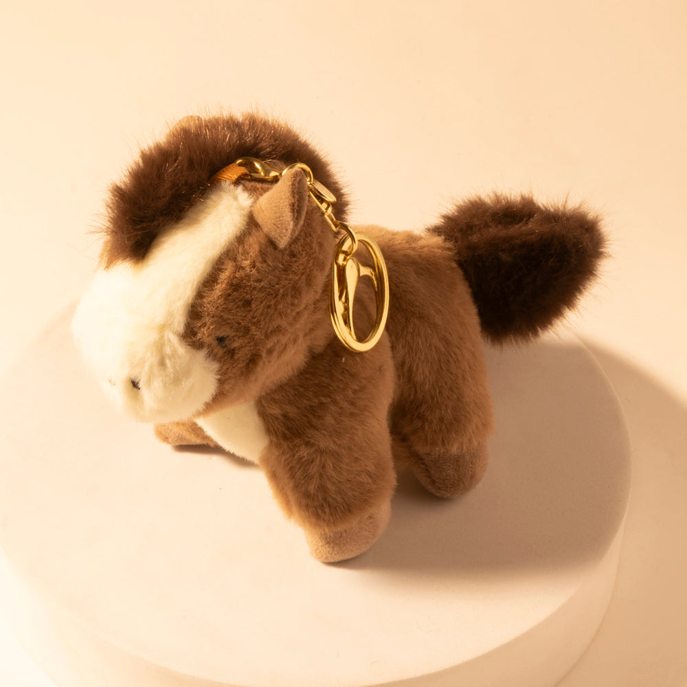 Myra Saddle Sweetheart Bag Charm in Desert Fawn Myra USA