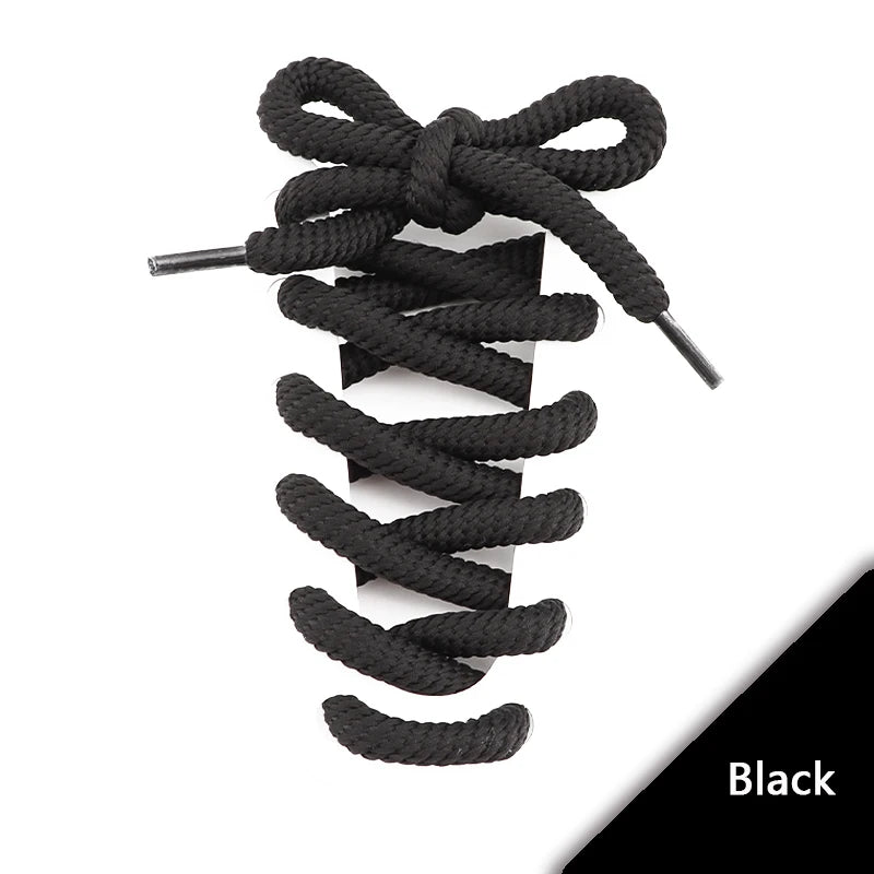Round Shoelaces Quality 8mm Thicker Shoelace Running Sneakers Laces 1Pair 100/120/140/160CM Boots Shoe Laces Shoes Accessories NovaCart