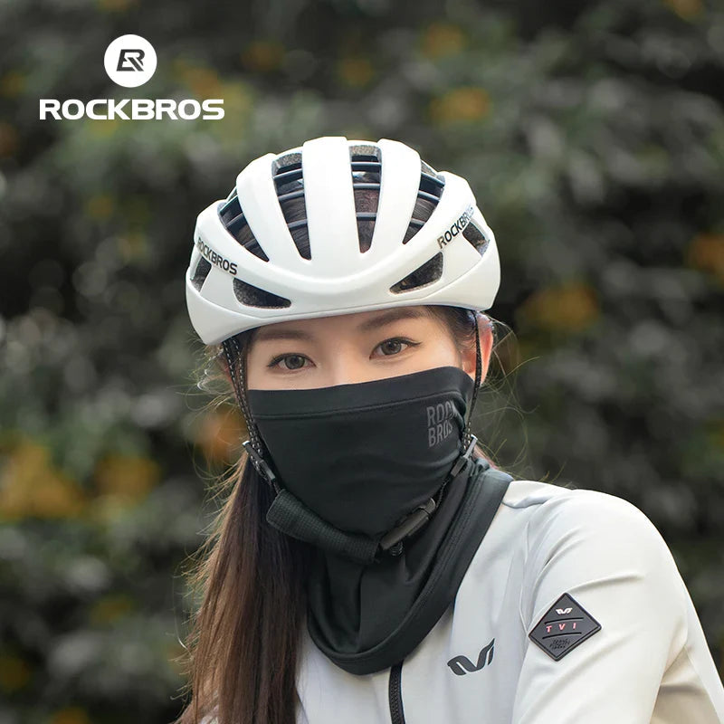 ROCKBROS Winter Keep Warm Cycling Face Mask Fleece Hiking Camping Ski Balaclava Neck Scarf Windproof MTB Road Bicycle Bike Mask Pi-Mart