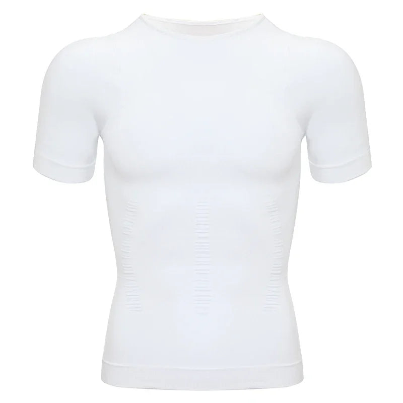 Men Weight Loss Shapewear T-Shirt Body Shaper Slimming Compression Shirts Gynecomastia Undershirt Waist Trainer Muscle Tank Tops NovaCart