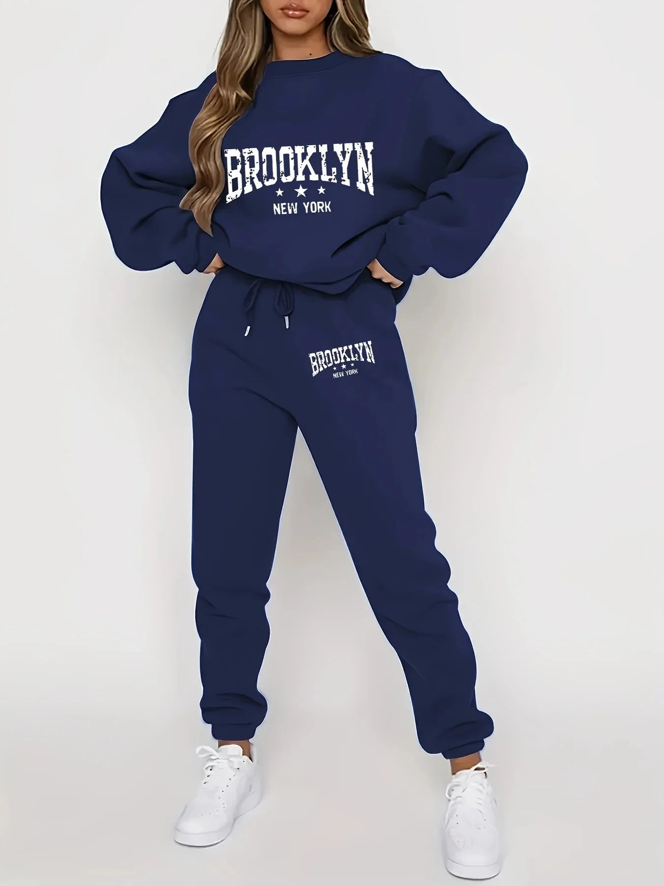 Women’s Plush Hoodie & Pants Sweater Set – Cozy Winter Tracksuit FitiqueFit