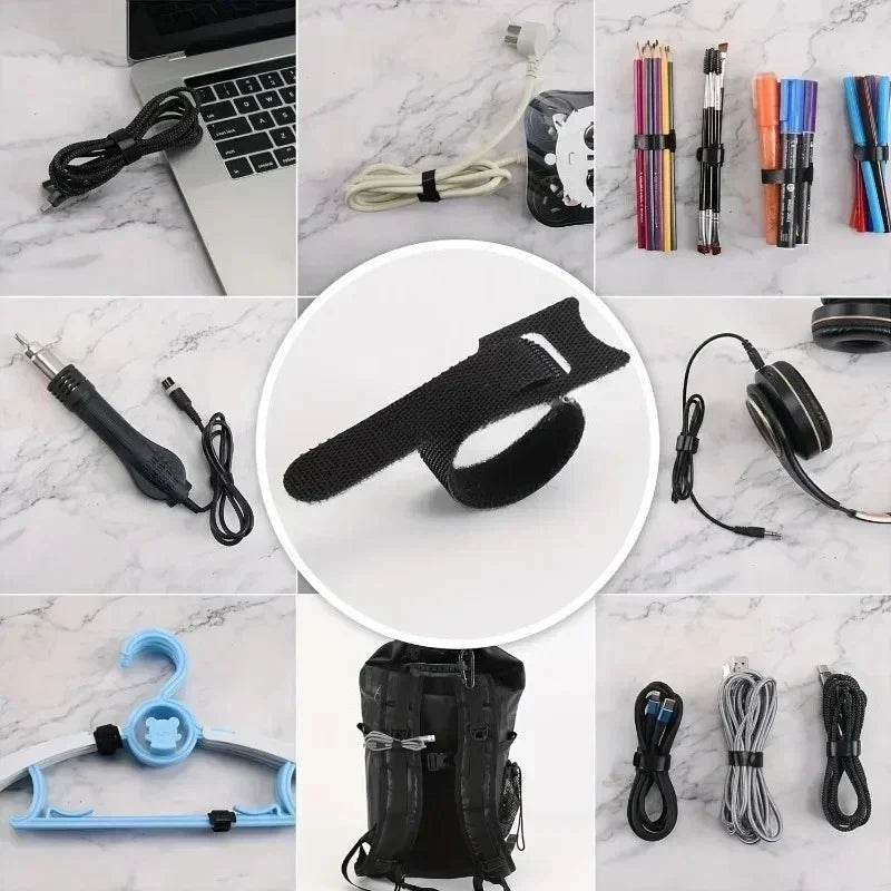 50PCS Cable Organizer Cable Management Cable Winder Tape Protector for Wire Ties Phone Accessories Organizador Cables Orginazer Pi-Mart