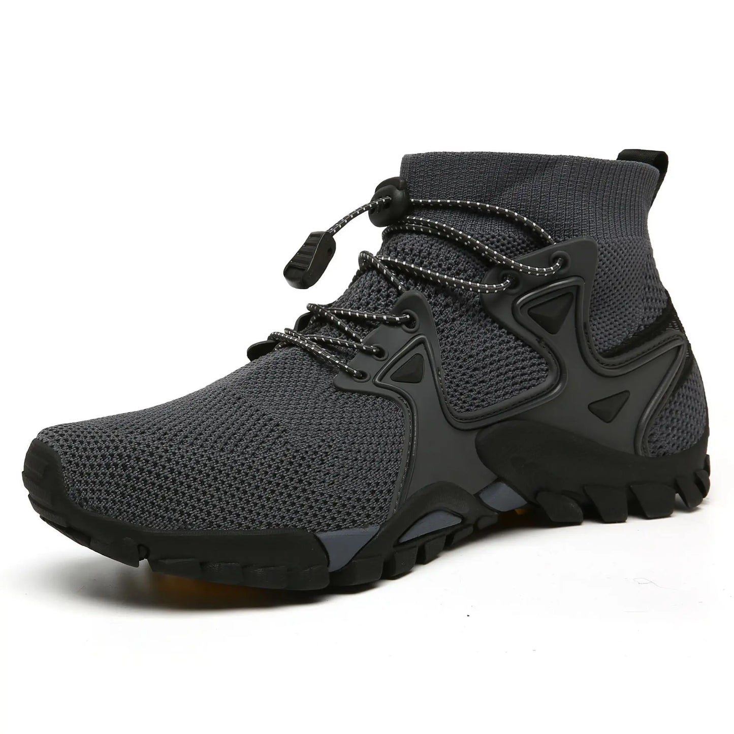 Shoes for Men Walking 2023 Summer New High Top Boots Breathable Mesh Mountaineering Outdoor Comfortable Leisure Travel Sneakers NovaCart