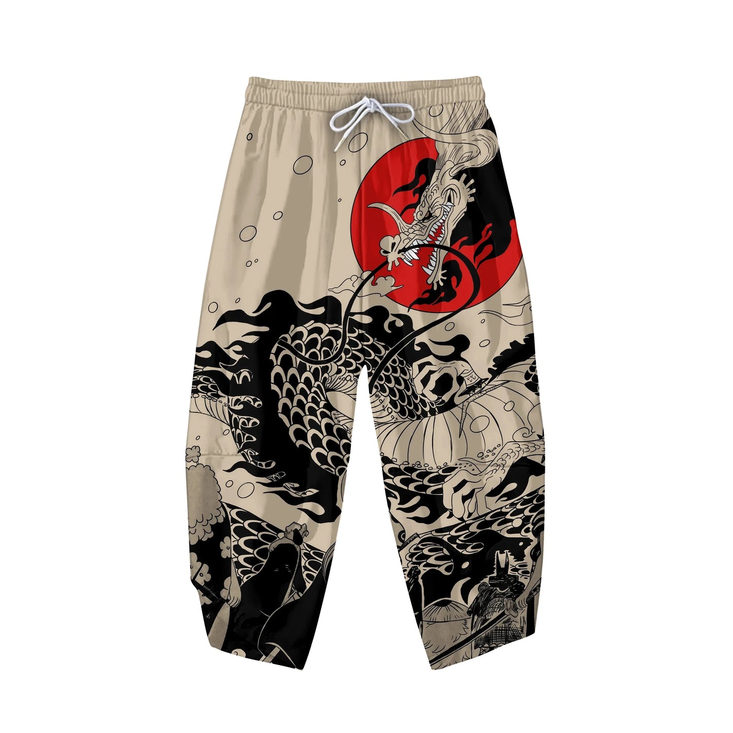 π Summer Japanese Style Anime Dragon Print Haori Yukata FitiqueFit