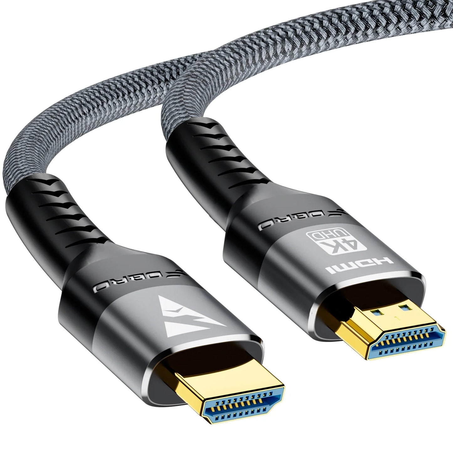 8K HDMI Cable 2.1 48Gbps High Speed HDMI Braided Cord-4K@120Hz 8K@60Hz, DTS:X, HDCP 2.2 & 2.3, HDR 10 for Compatible Laptop/PS5 Pi-Mart